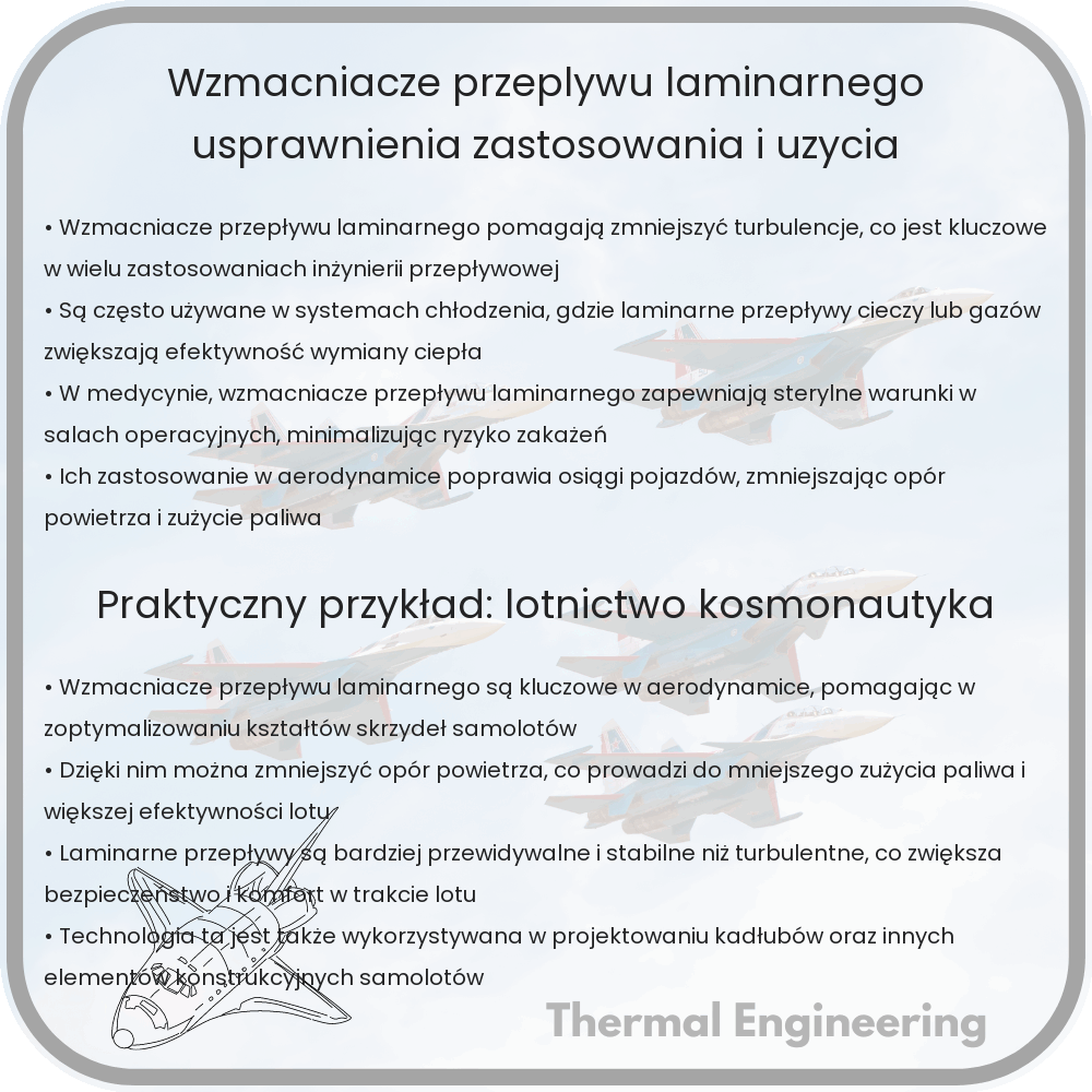 Wzmacniacze Przepływu Laminarnego | Usprawnienia, Zastosowania i Użycia