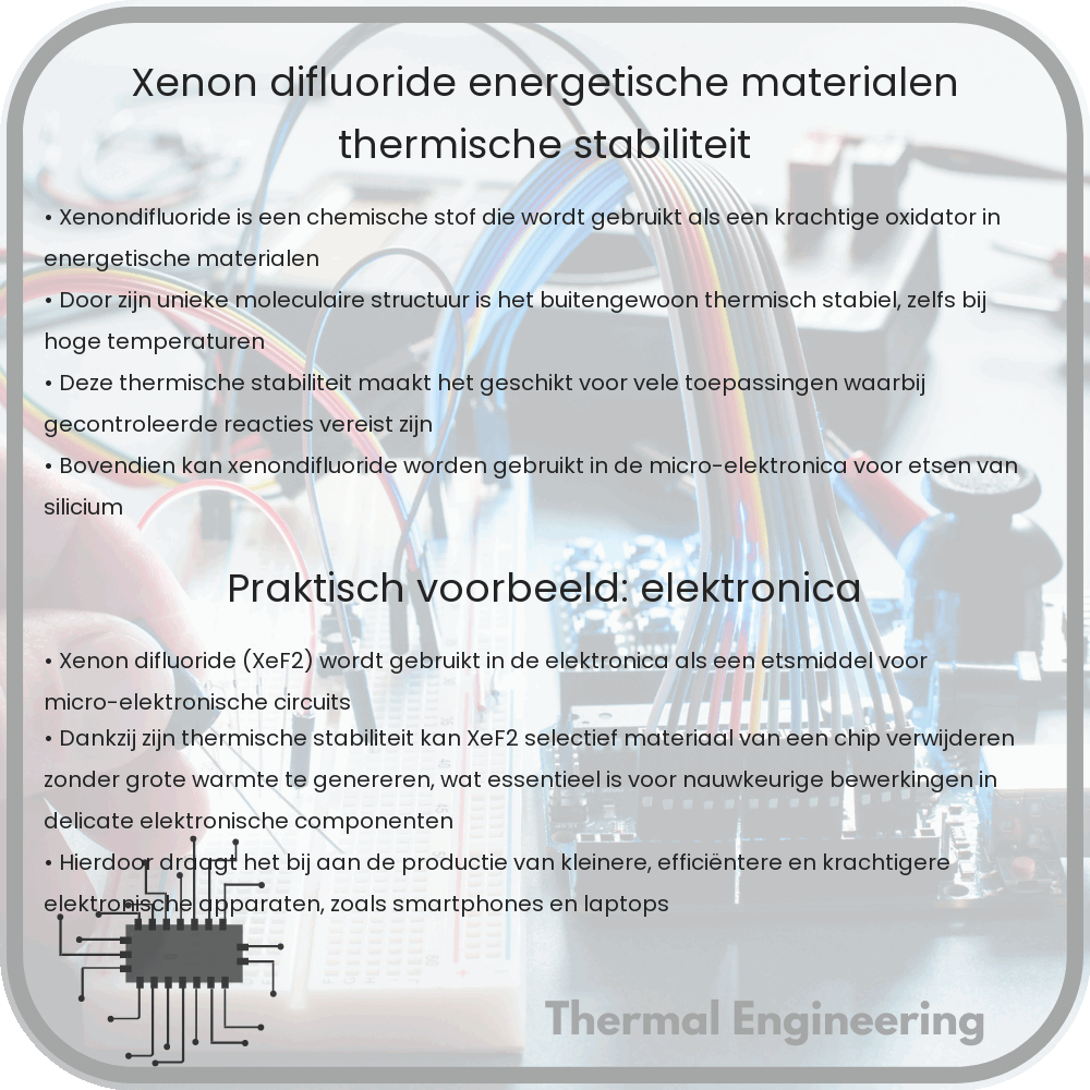 Xenon Difluoride | Energetische Materialen, Thermische Stabiliteit