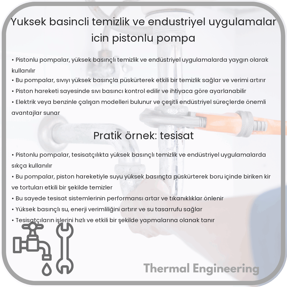 Yüksek Basınçlı Temizlik ve Endüstriyel Uygulamalar İçin Pistonlu Pompa