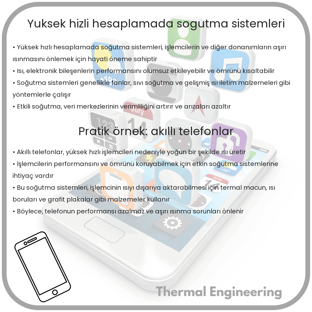 Yüksek Hızlı Hesaplamada Soğutma Sistemleri