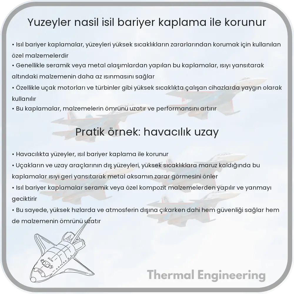 Yüzeyler Nasıl Isıl Bariyer Kaplama ile Korunur?