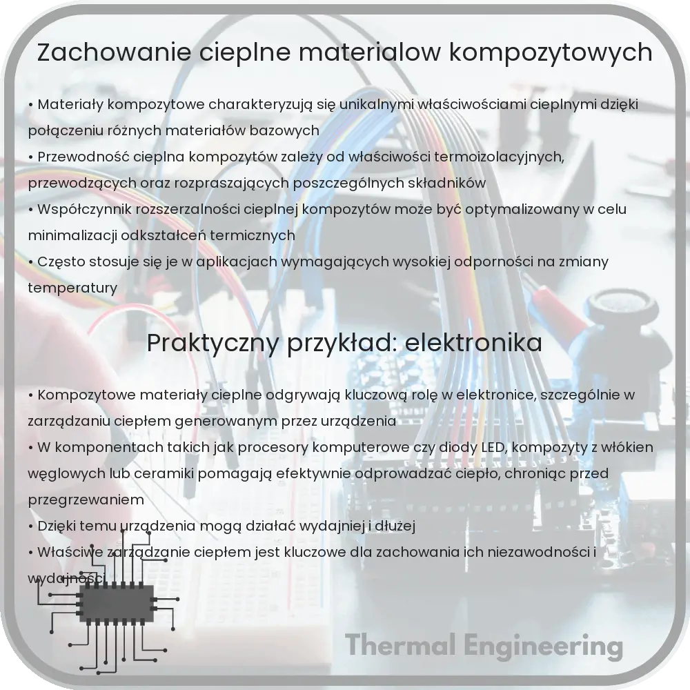Zachowanie cieplne materiałów kompozytowych