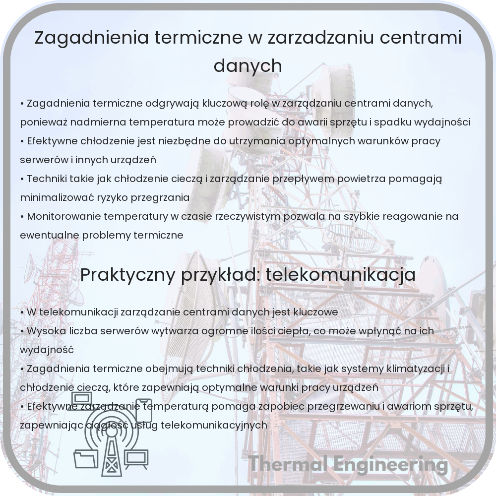 Zagadnienia termiczne w zarządzaniu centrami danych