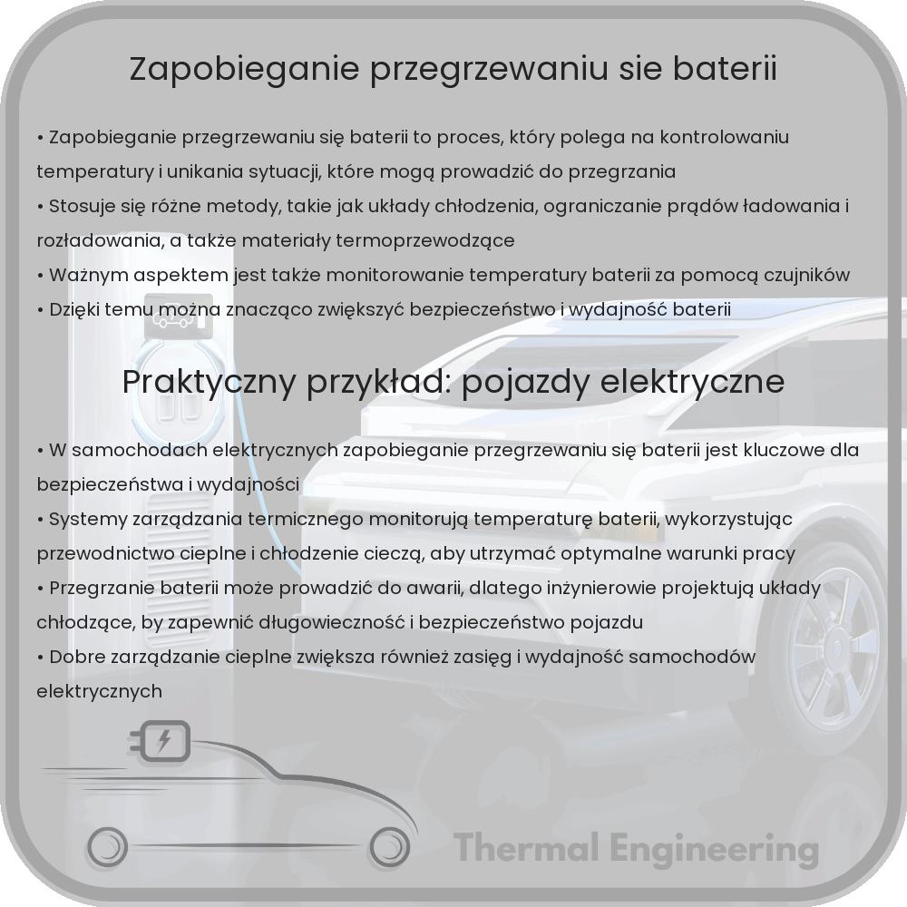 Zapobieganie przegrzewaniu się baterii