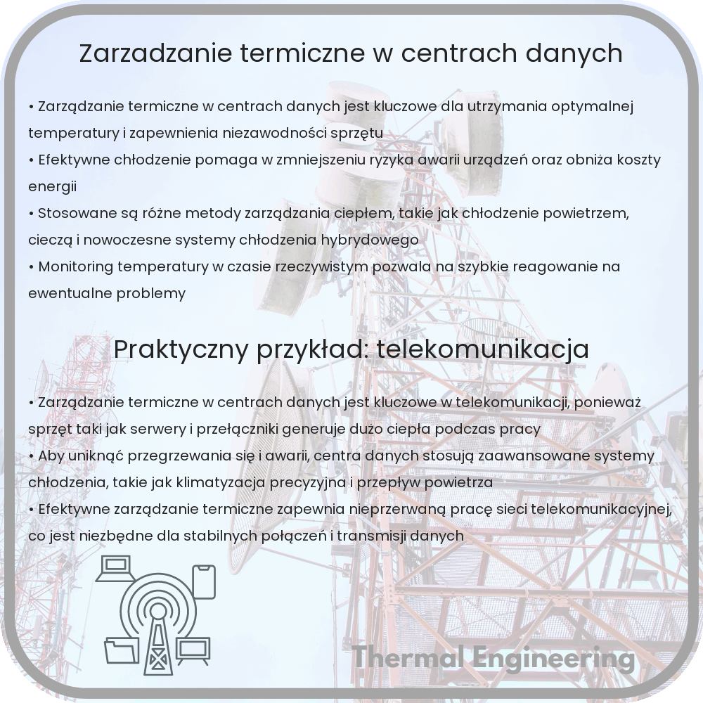 Zarządzanie termiczne w centrach danych