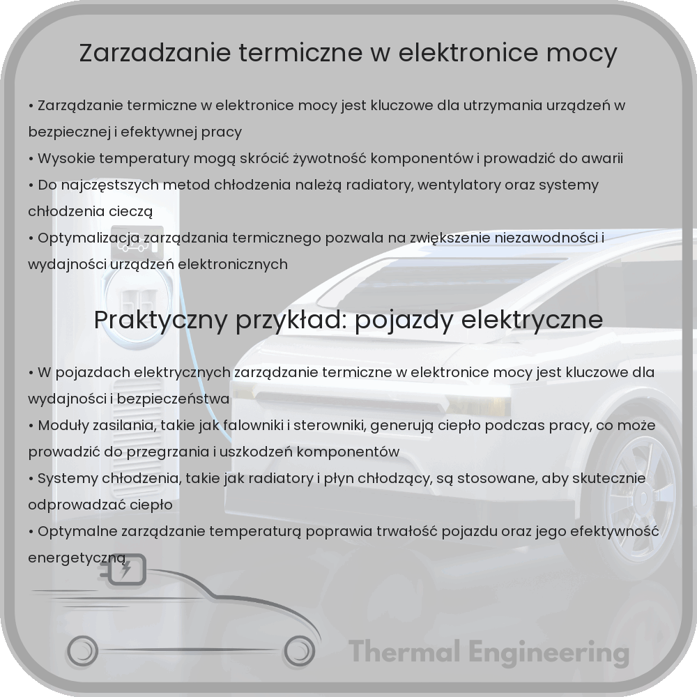 Zarządzanie termiczne w elektronice mocy