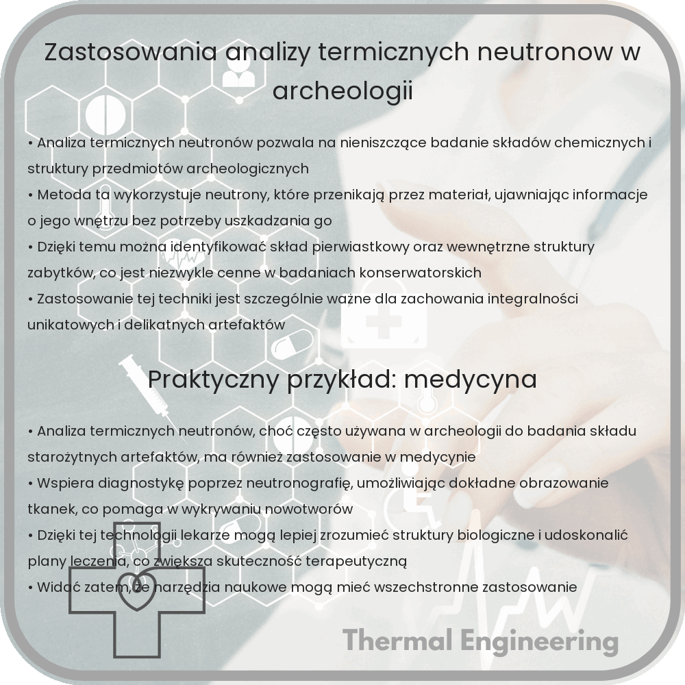 Zastosowania analizy termicznych neutronów w archeologii