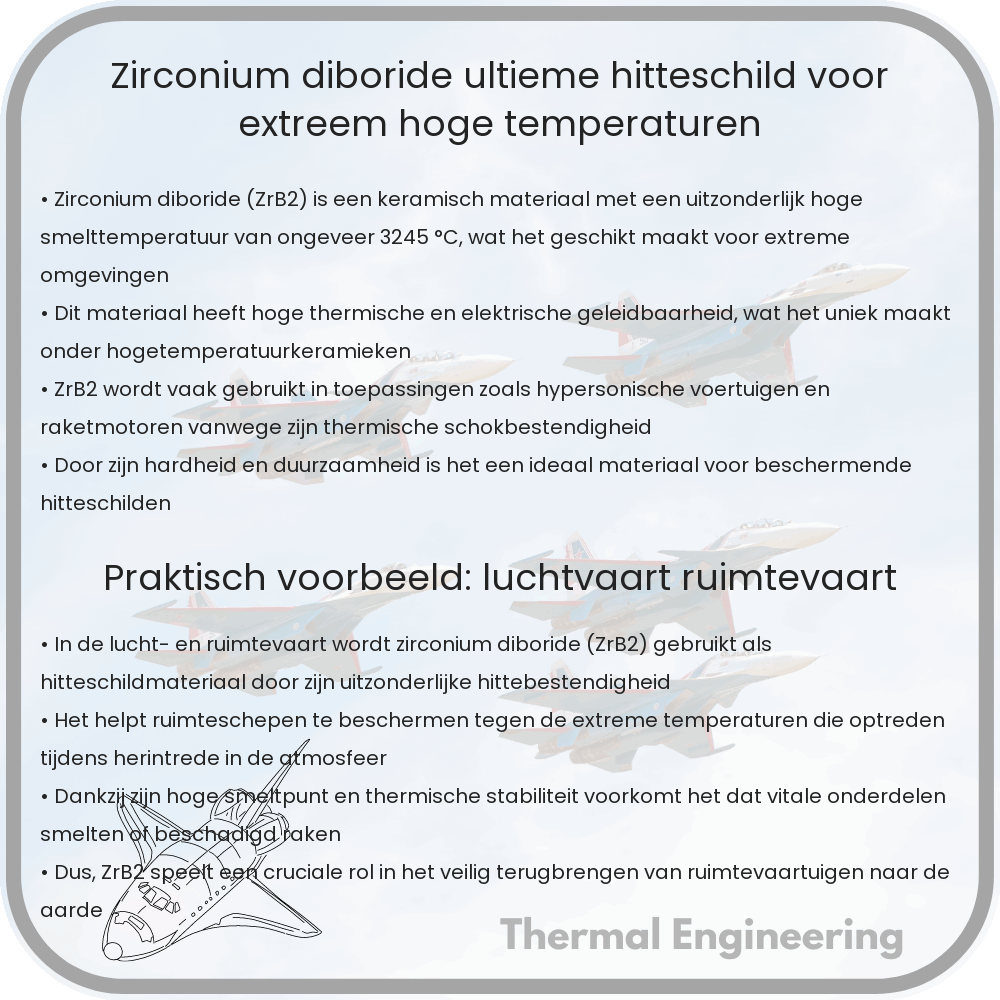Zirconium Diboride: Ultieme Hitteschild voor Extreem Hoge Temperaturen