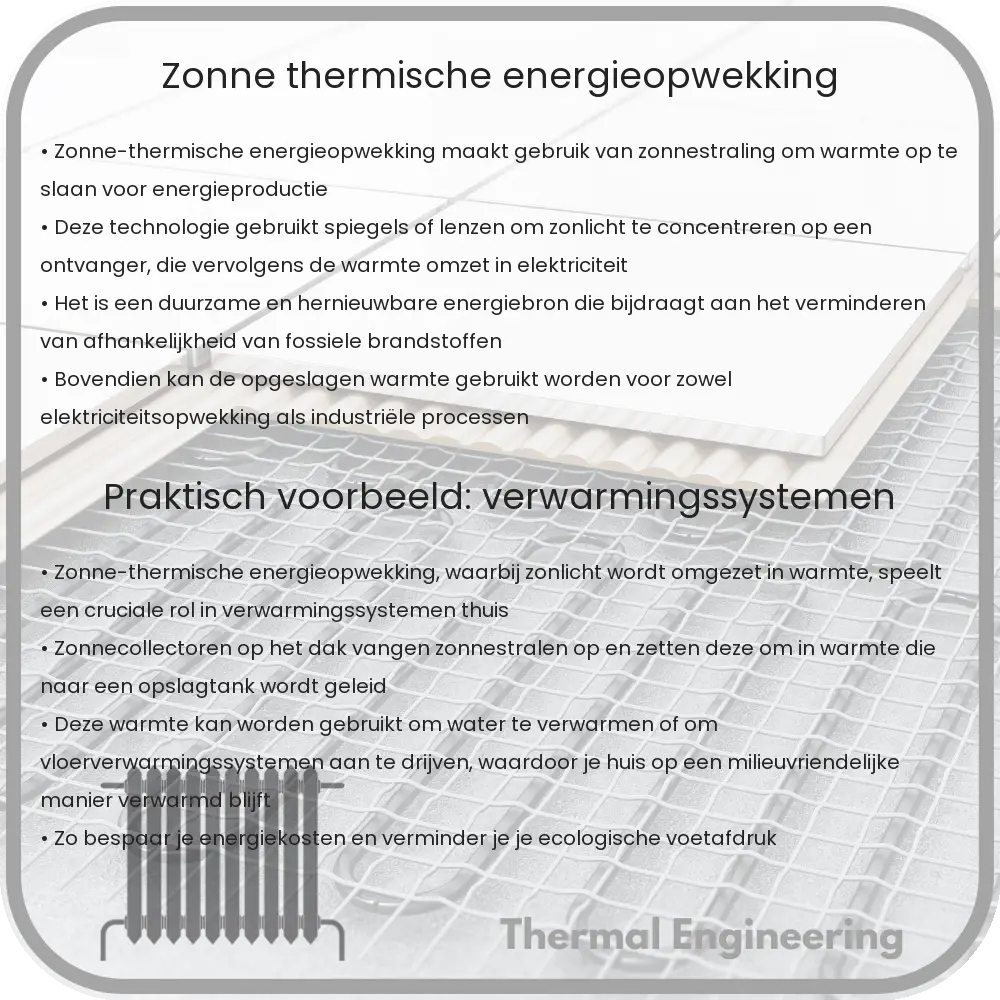 Zonne-thermische energieopwekking