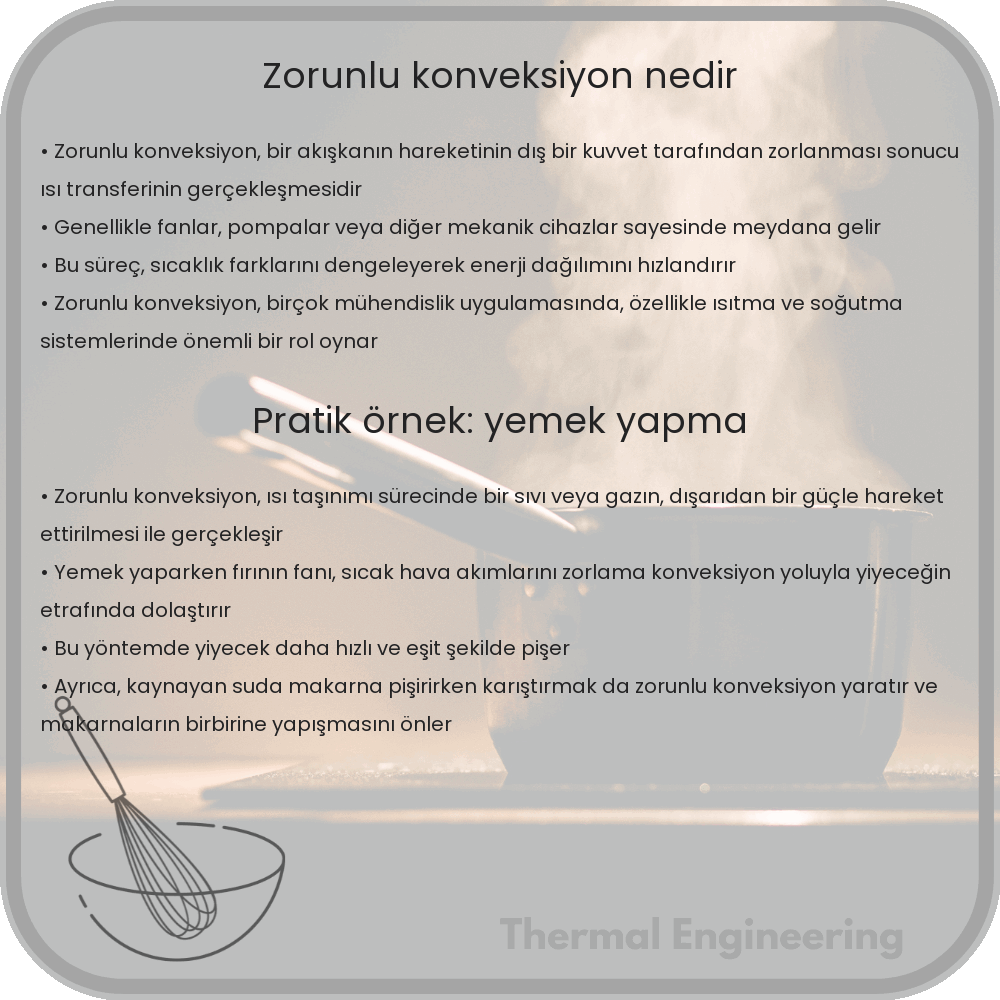 Zorunlu Konveksiyon Nedir?