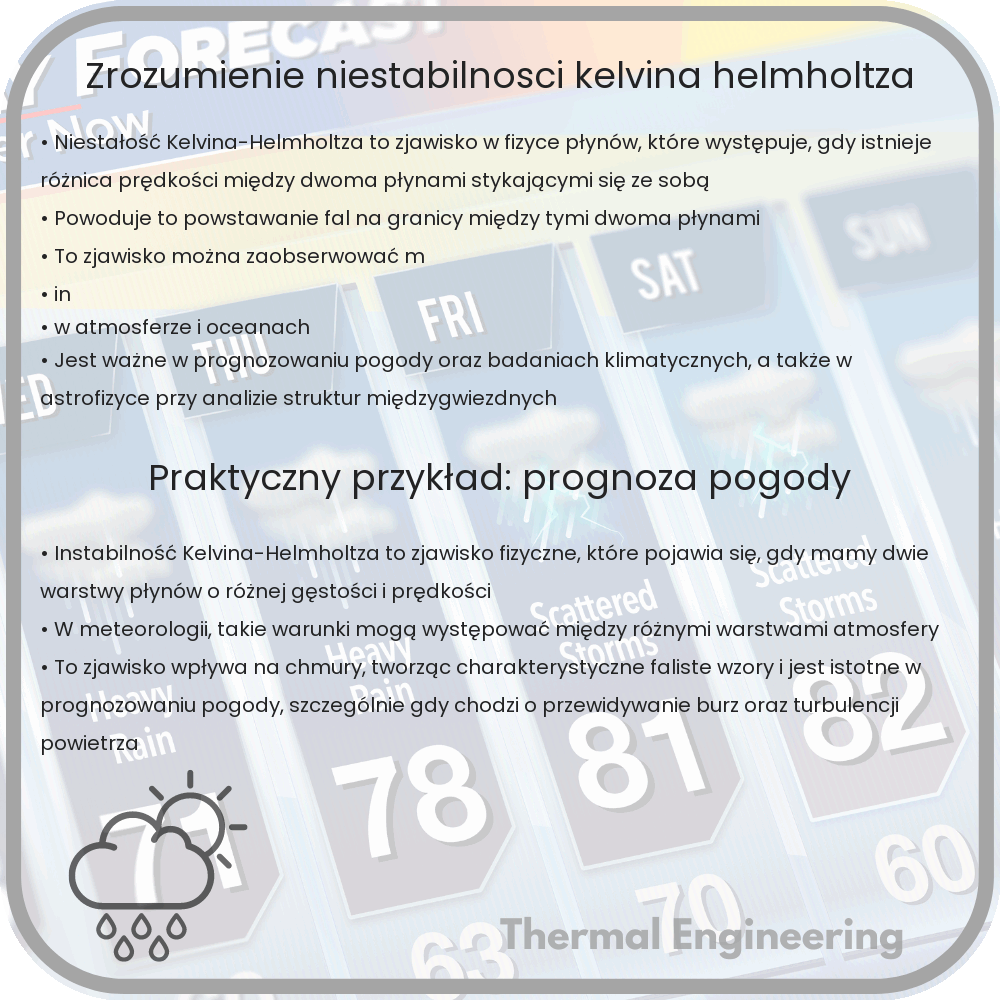 Zrozumienie niestabilności Kelvina-Helmholtza