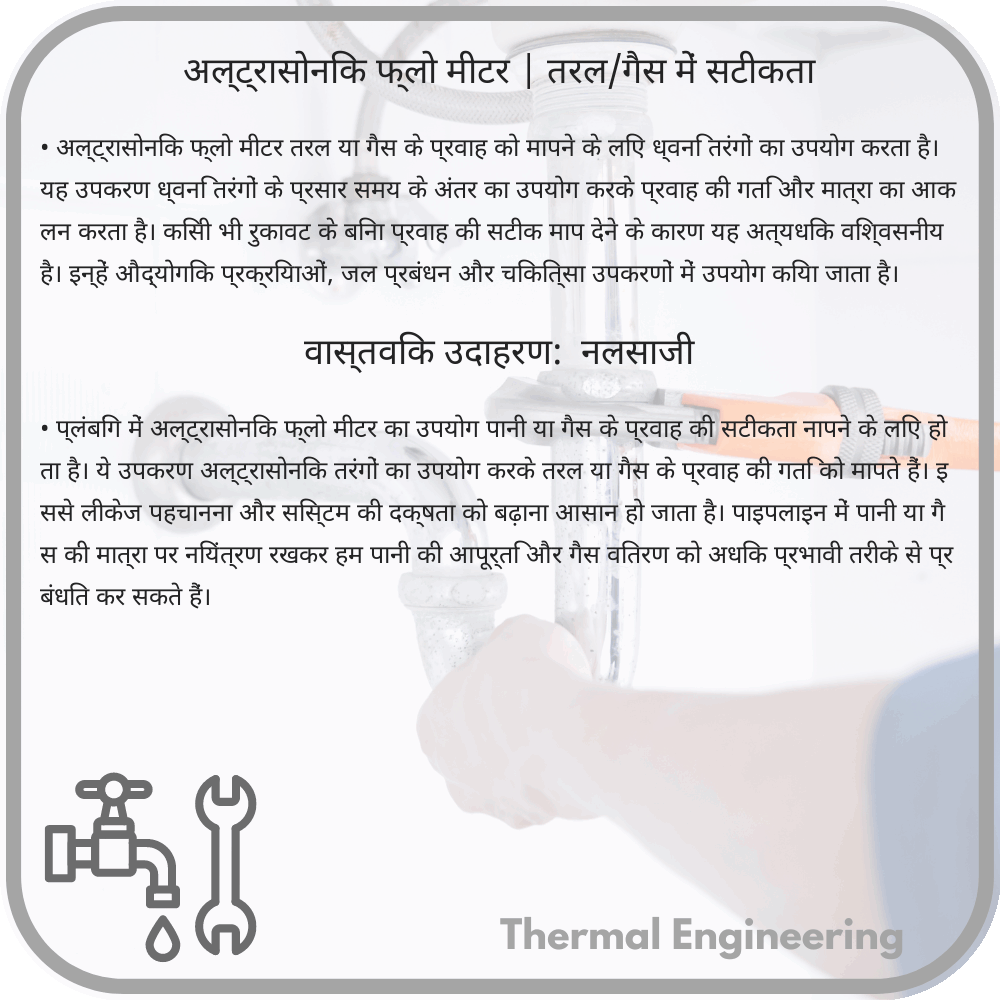 अल्ट्रासोनिक फ्लो मीटर | तरल/गैस में सटीकता