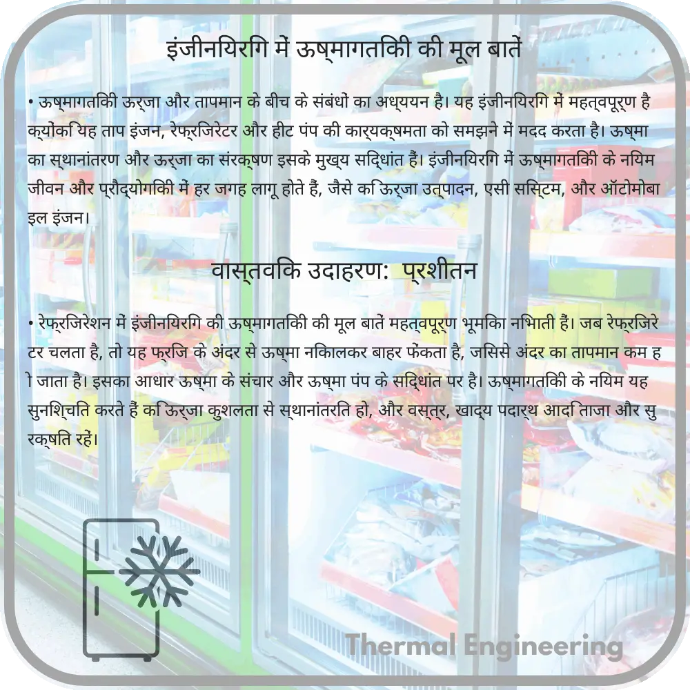 इंजीनियरिंग में ऊष्मागतिकी की मूल बातें