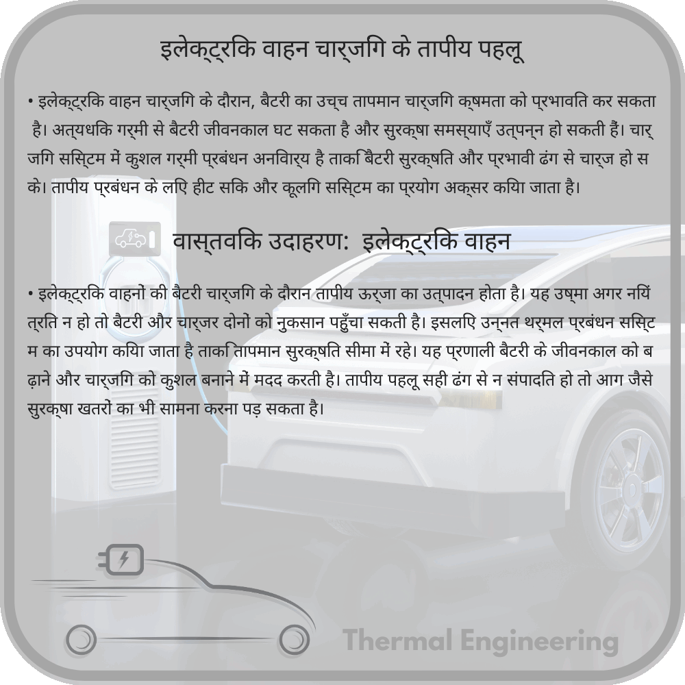 इलेक्ट्रिक वाहन चार्जिंग के तापीय पहलू