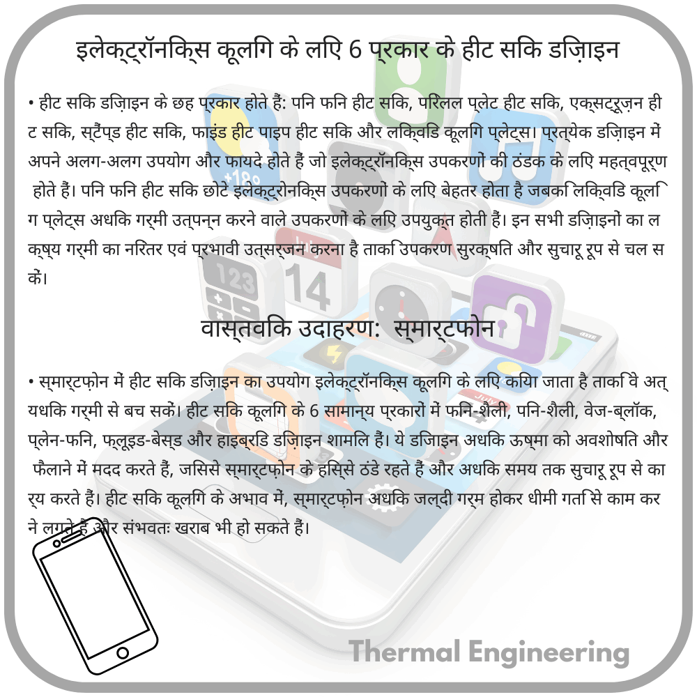 इलेक्ट्रॉनिक्स कूलिंग के लिए 6 प्रकार के हीट सिंक डिज़ाइन