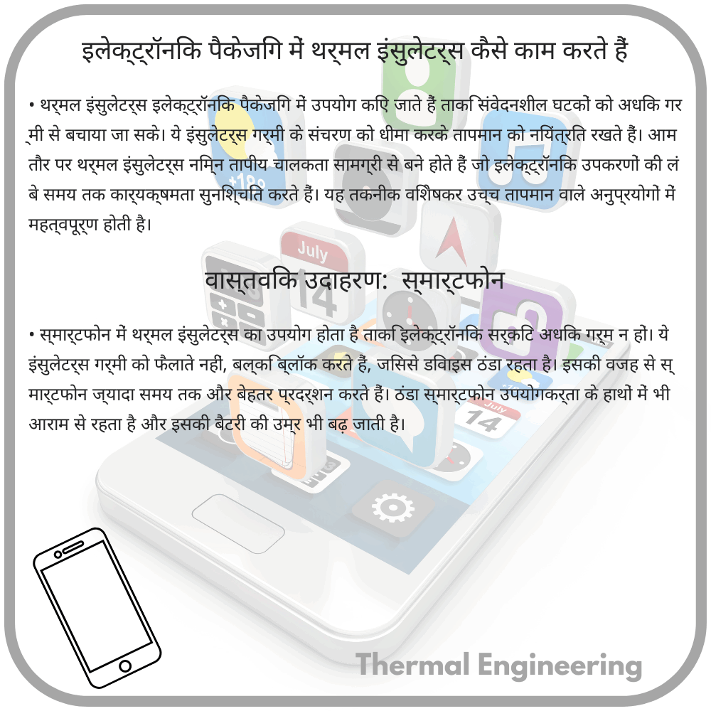 इलेक्ट्रॉनिक पैकेजिंग में थर्मल इंसुलेटर्स कैसे काम करते हैं