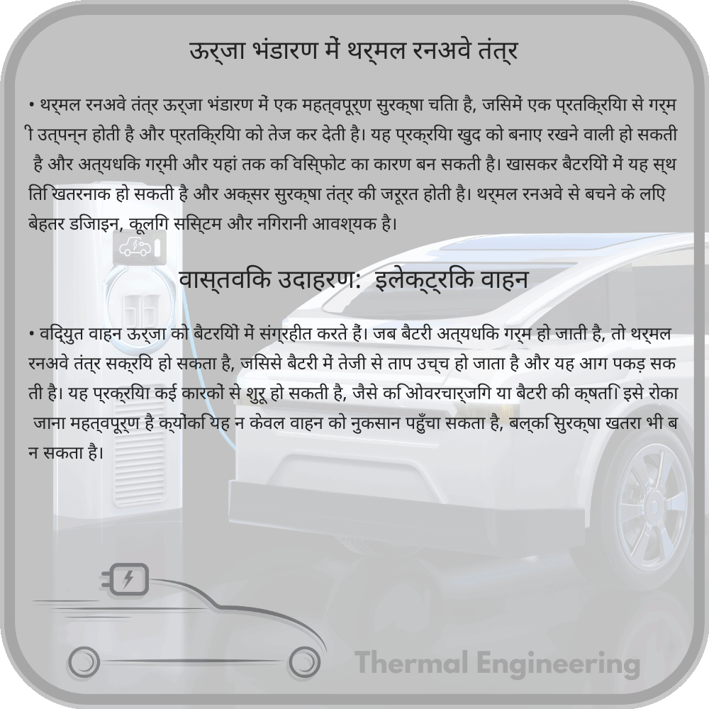 ऊर्जा भंडारण में थर्मल रनअवे तंत्र