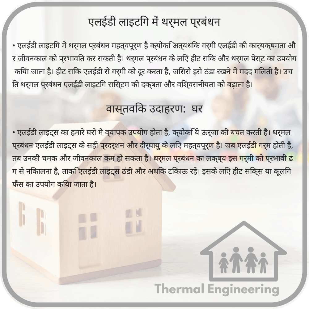 एलईडी लाइटिंग में थर्मल प्रबंधन