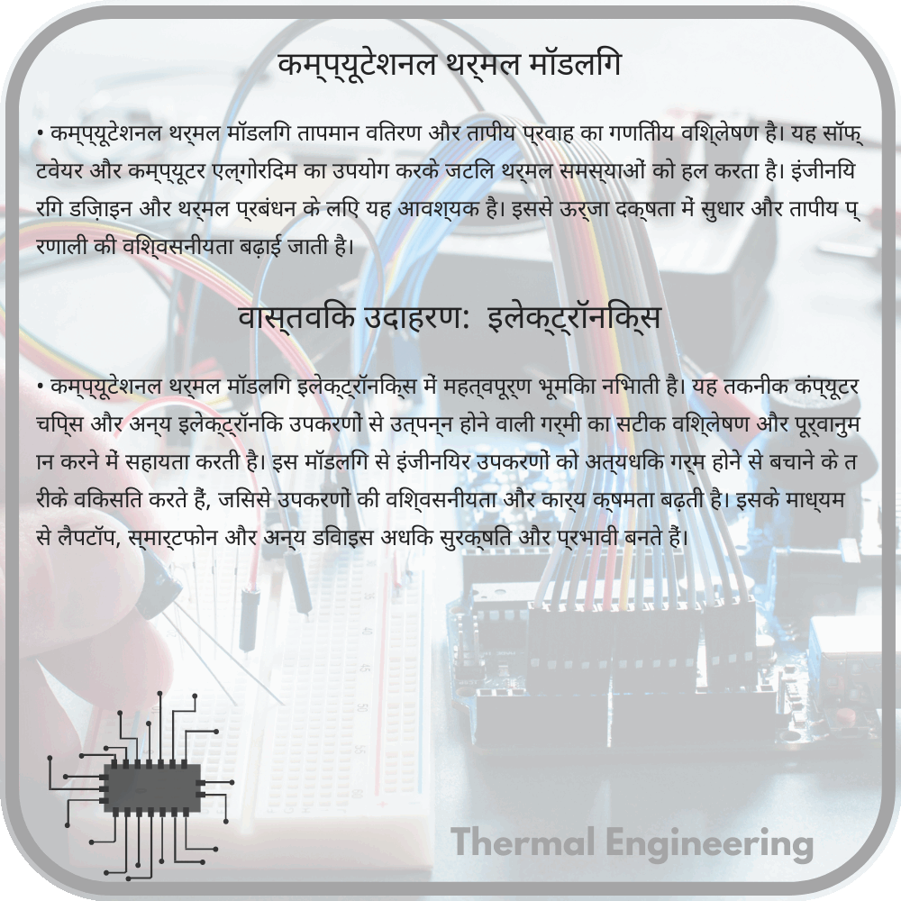 कम्प्यूटेशनल थर्मल मॉडलिंग