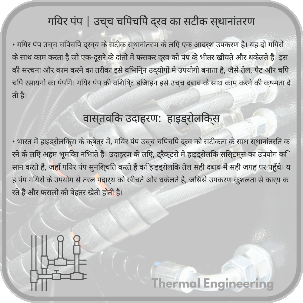 गियर पंप | उच्च चिपचिपे द्रव का सटीक स्थानांतरण