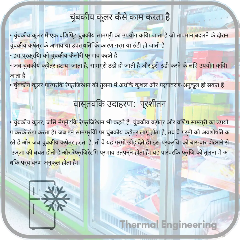 चुंबकीय कूलर कैसे काम करता है