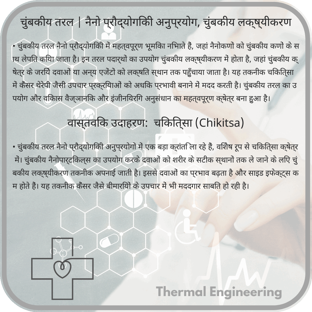 चुंबकीय तरल | नैनो प्रौद्योगिकी अनुप्रयोग, चुंबकीय लक्ष्यीकरण
