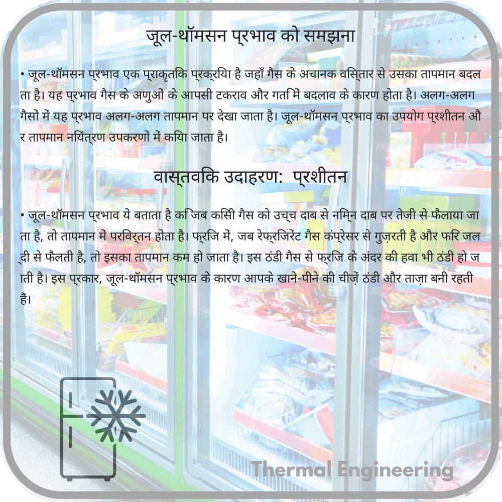 जूल-थॉमसन प्रभाव को समझना