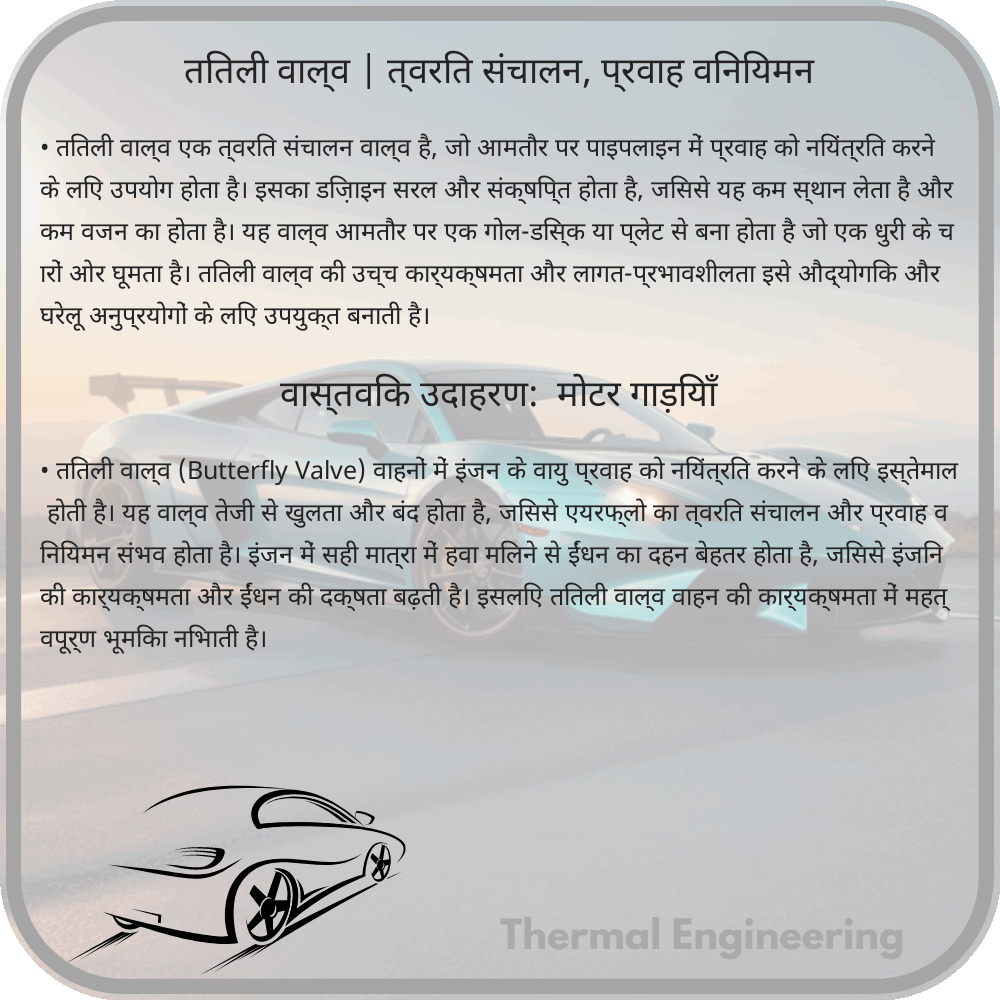तितली वाल्व | त्वरित संचालन, प्रवाह विनियमन