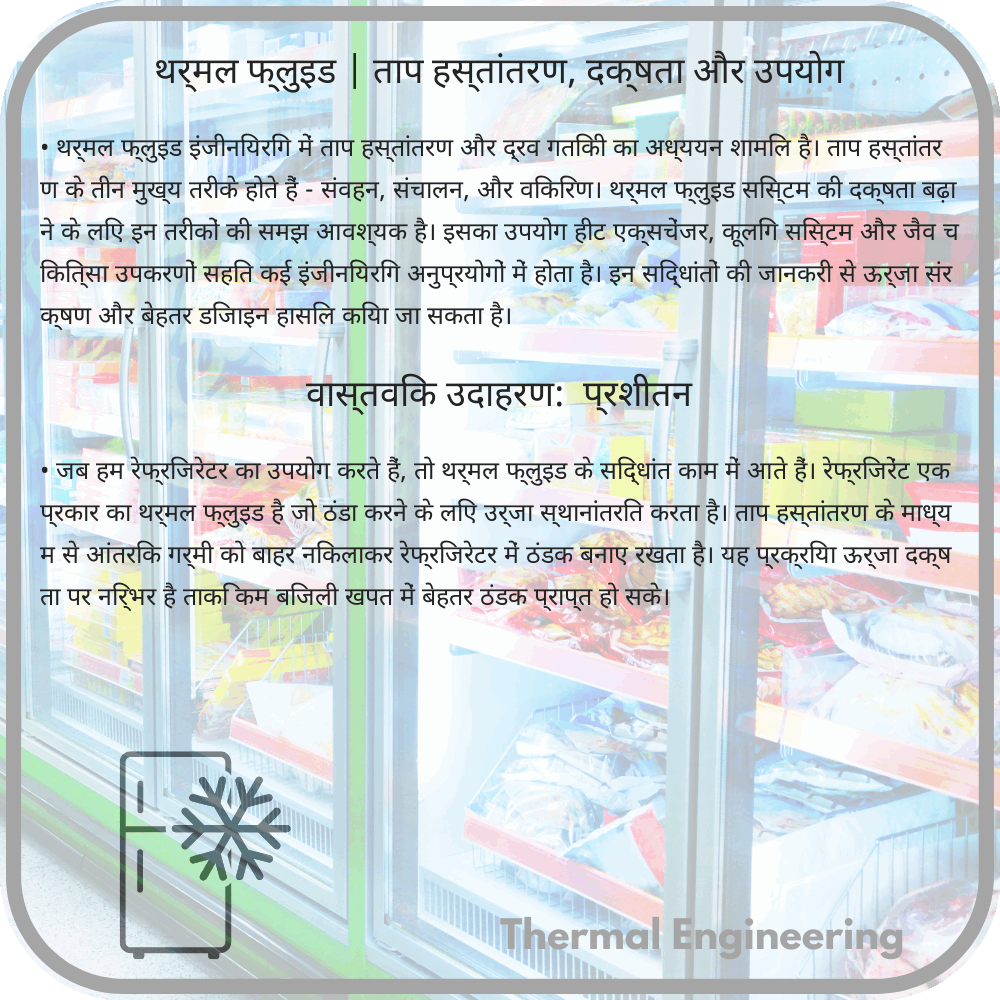 थर्मल फ्लुइड | ताप हस्तांतरण, दक्षता और उपयोग