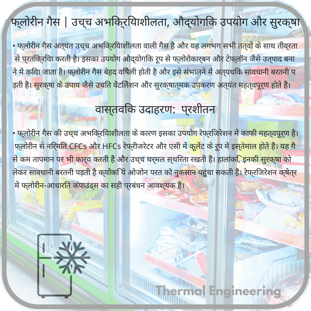 फ्लोरीन गैस | उच्च अभिक्रियाशीलता, औद्योगिक उपयोग और सुरक्षा