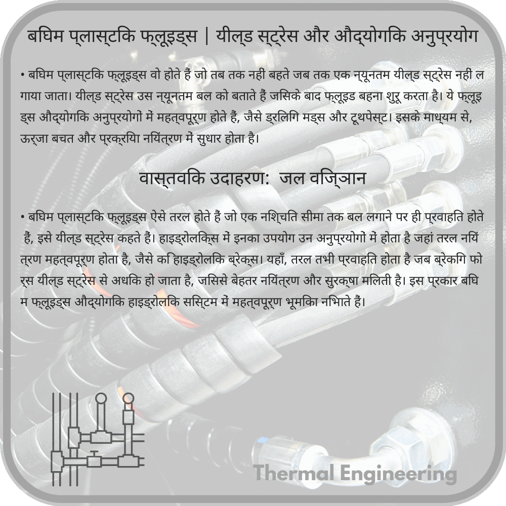 बिंघम प्लास्टिक फ्लूइड्स | यील्ड स्ट्रेस और औद्योगिक अनुप्रयोग