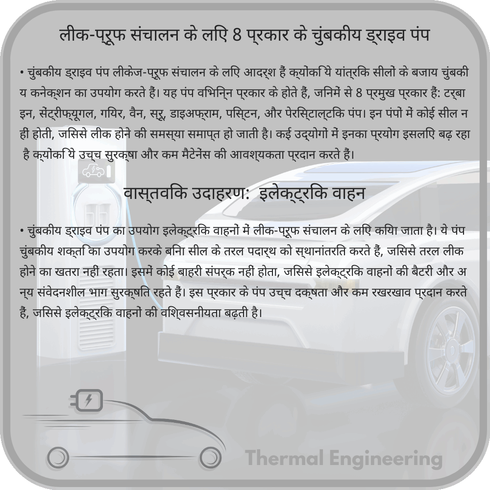 लीक-प्रूफ संचालन के लिए 8 प्रकार के चुंबकीय ड्राइव पंप