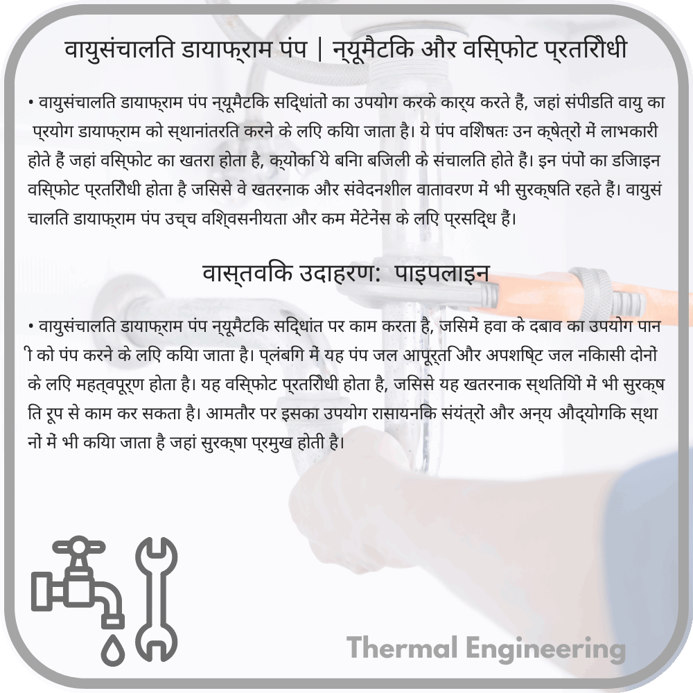 वायुसंचालित डायाफ्राम पंप | न्यूमैटिक और विस्फोट प्रतिरोधी