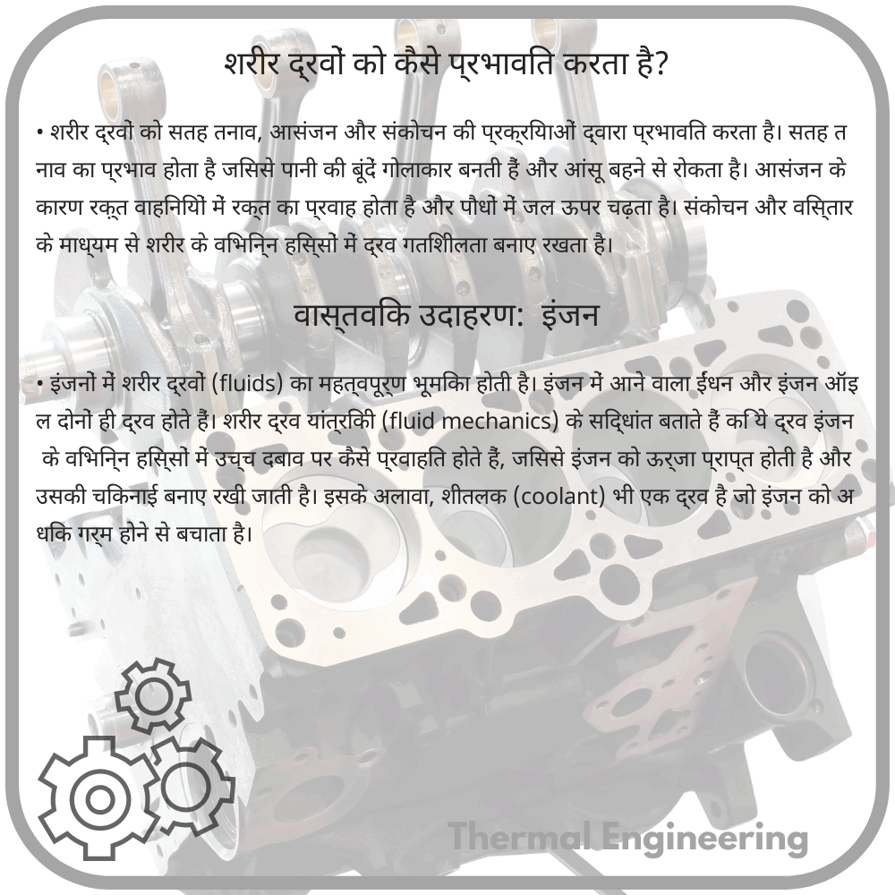 शरीर द्रवों को कैसे प्रभावित करता है?