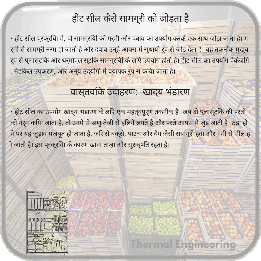 हीट सील कैसे सामग्री को जोड़ता है