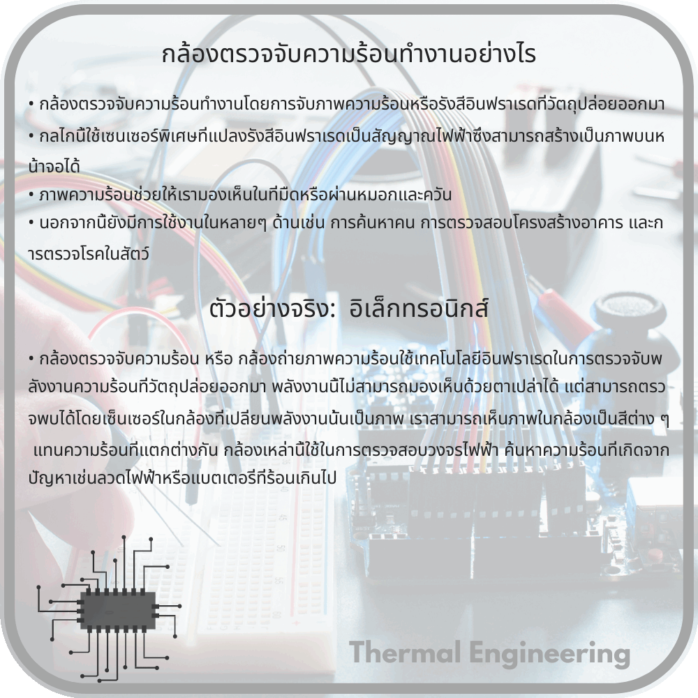 กล้องตรวจจับความร้อนทำงานอย่างไร