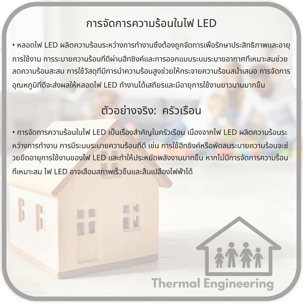 การจัดการความร้อนในไฟ LED