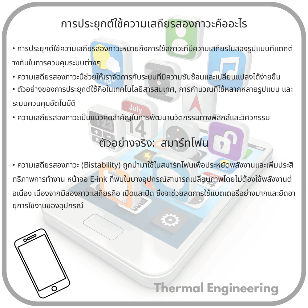 การประยุกต์ใช้ความเสถียรสองภาวะคืออะไร