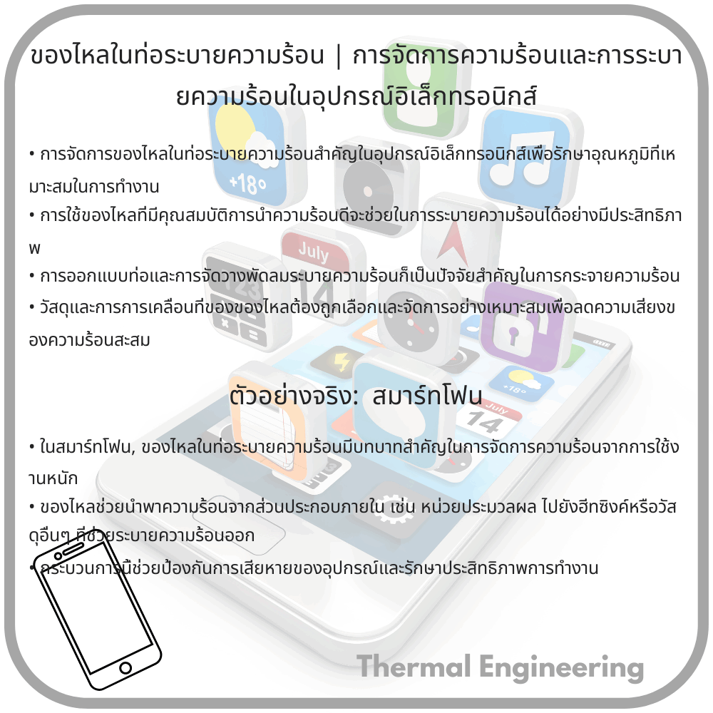 ของไหลในท่อระบายความร้อน | การจัดการความร้อนและการระบายความร้อนในอุปกรณ์อิเล็กทรอนิกส์
