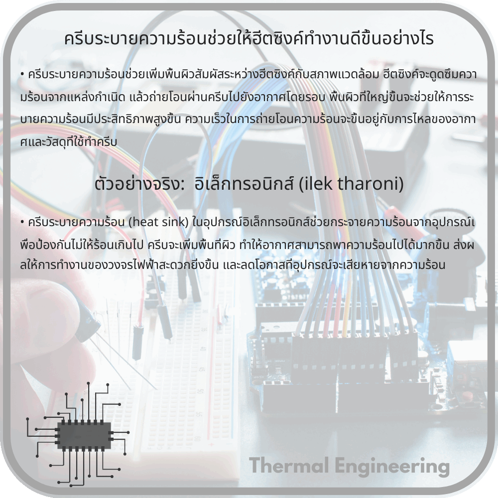 ครีบระบายความร้อนช่วยให้ฮีตซิงค์ทำงานดีขึ้นอย่างไร