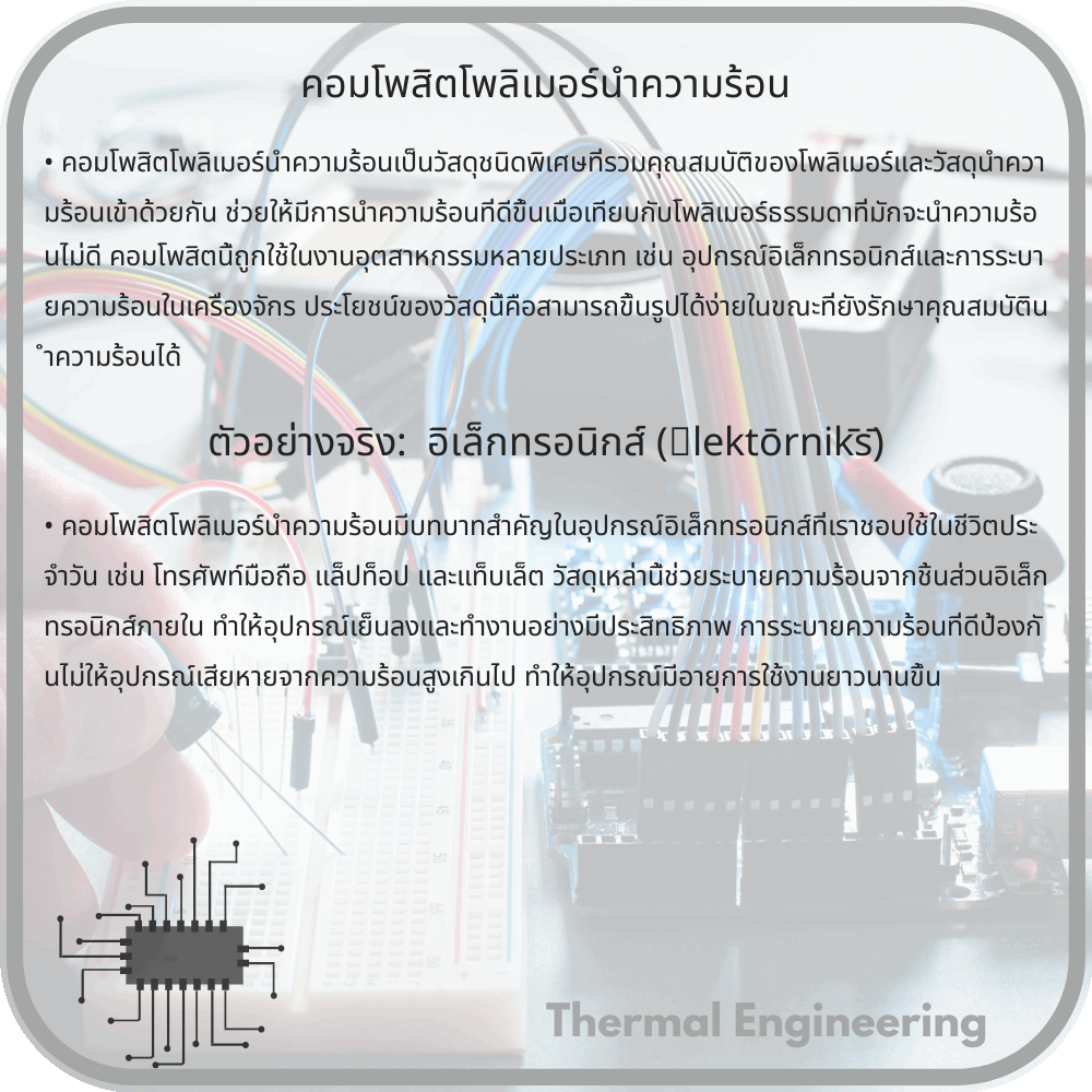 คอมโพสิตโพลิเมอร์นำความร้อน