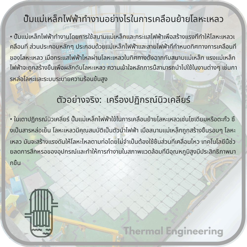 ปั๊มแม่เหล็กไฟฟ้าทำงานอย่างไรในการเคลื่อนย้ายโลหะเหลว
