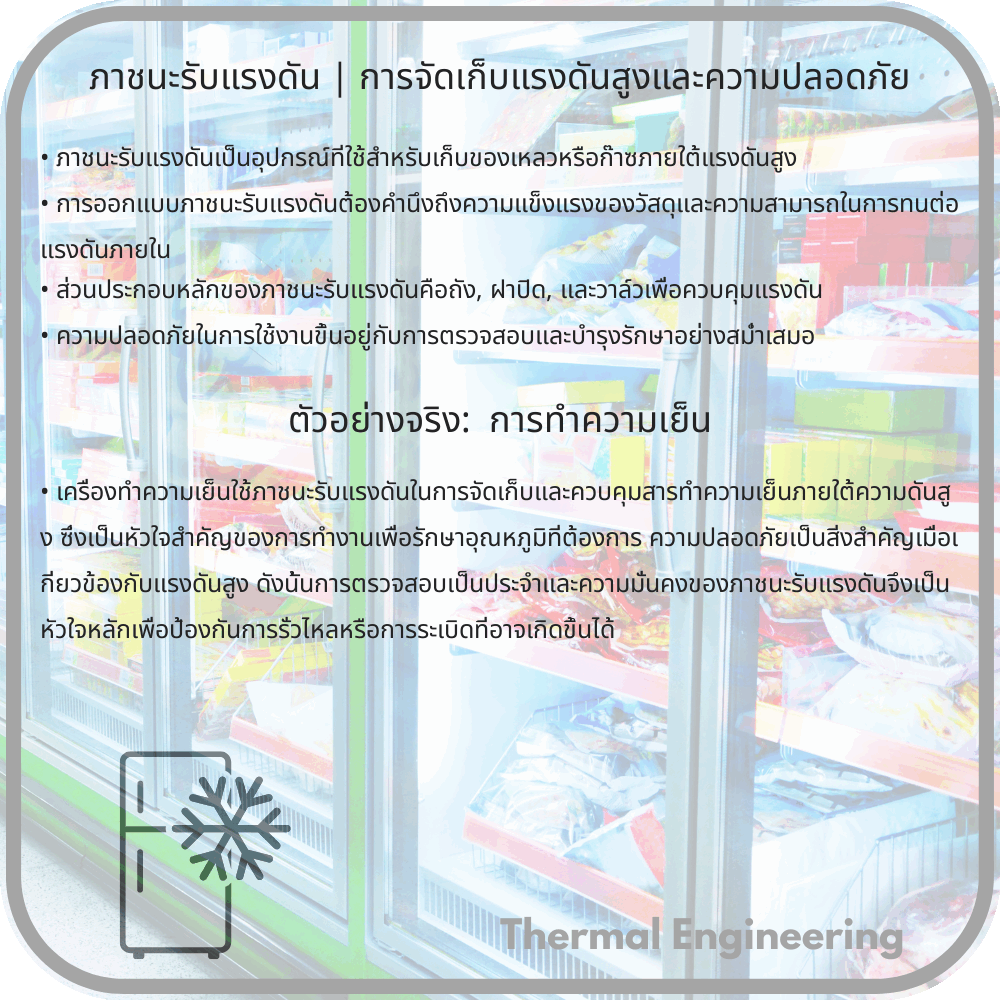 ภาชนะรับแรงดัน | การจัดเก็บแรงดันสูงและความปลอดภัย