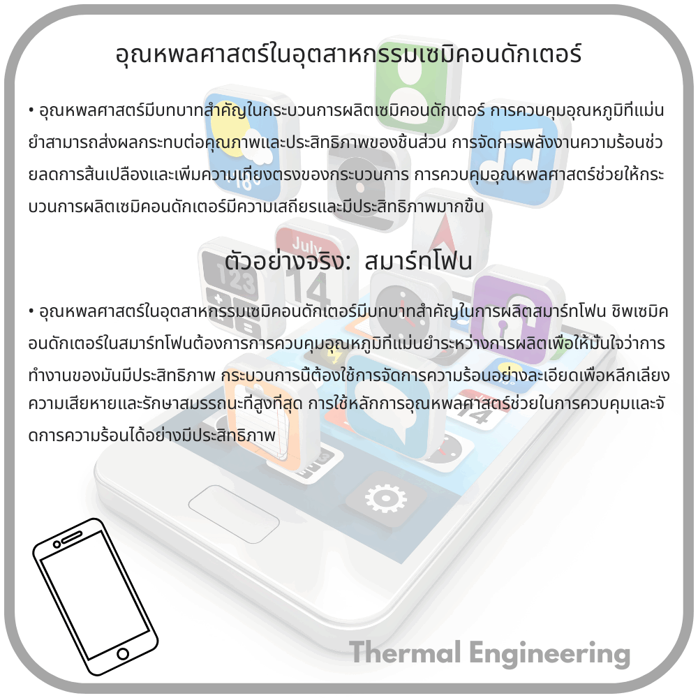 อุณหพลศาสตร์ในอุตสาหกรรมเซมิคอนดักเตอร์