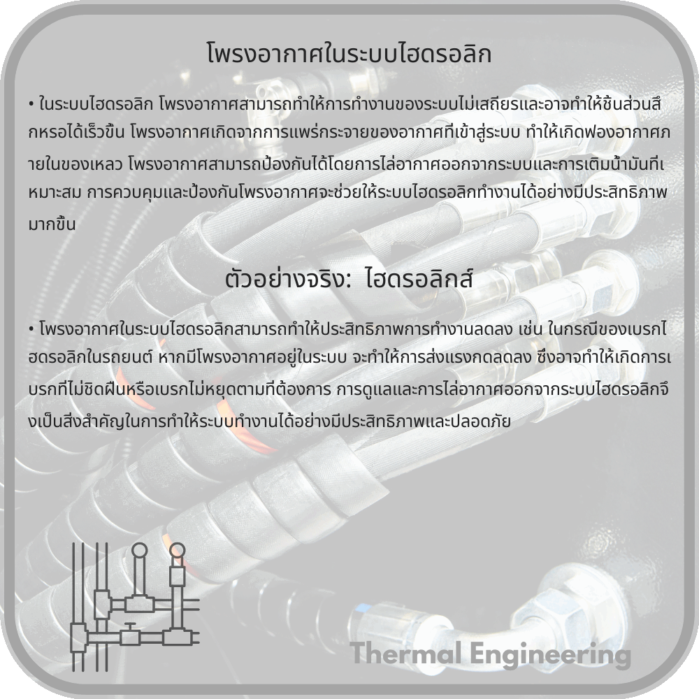 โพรงอากาศในระบบไฮดรอลิก