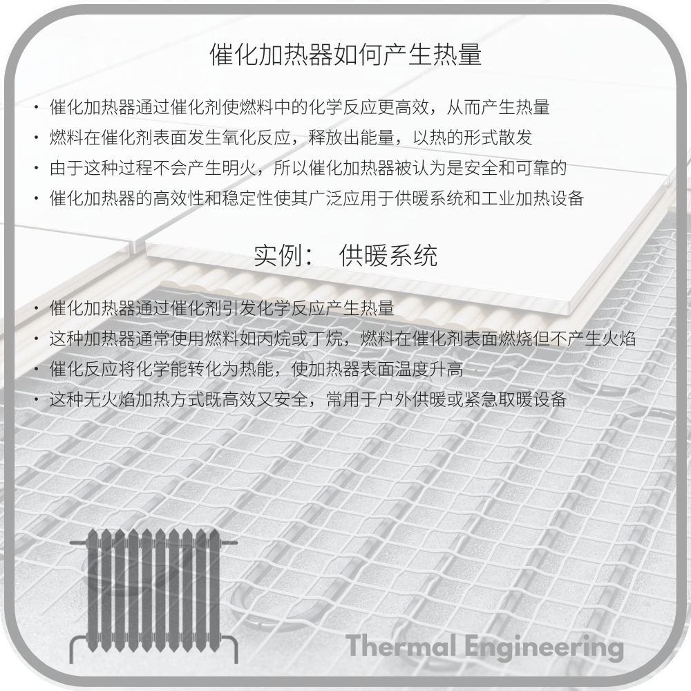 催化加热器如何产生热量