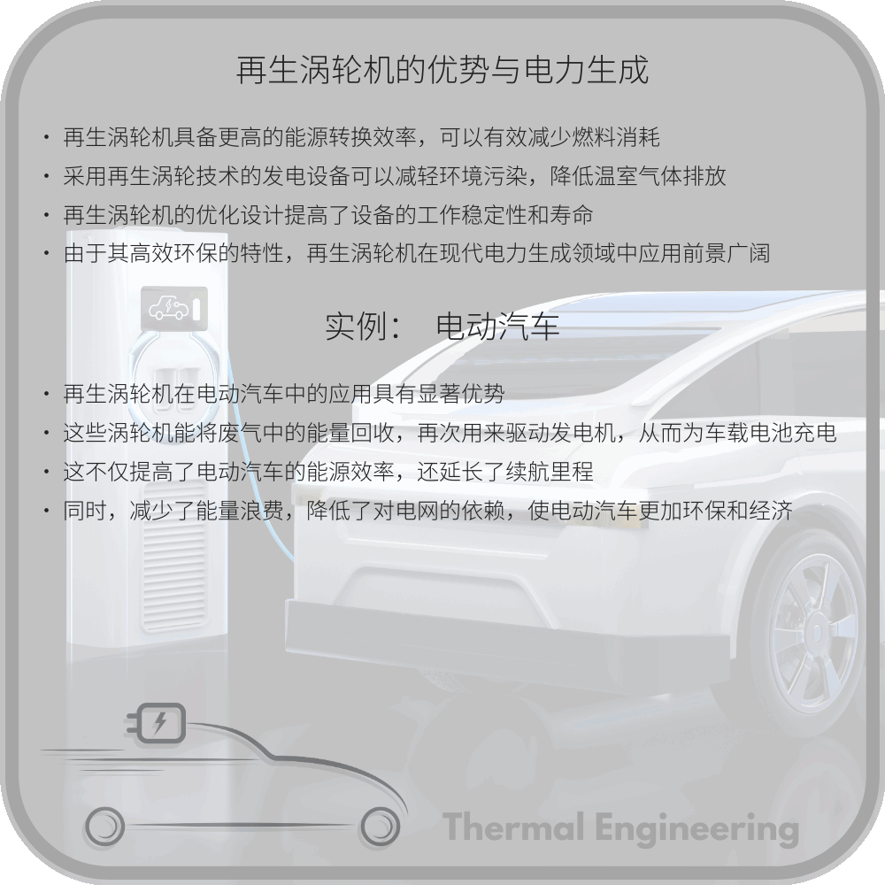 再生涡轮机的优势与电力生成