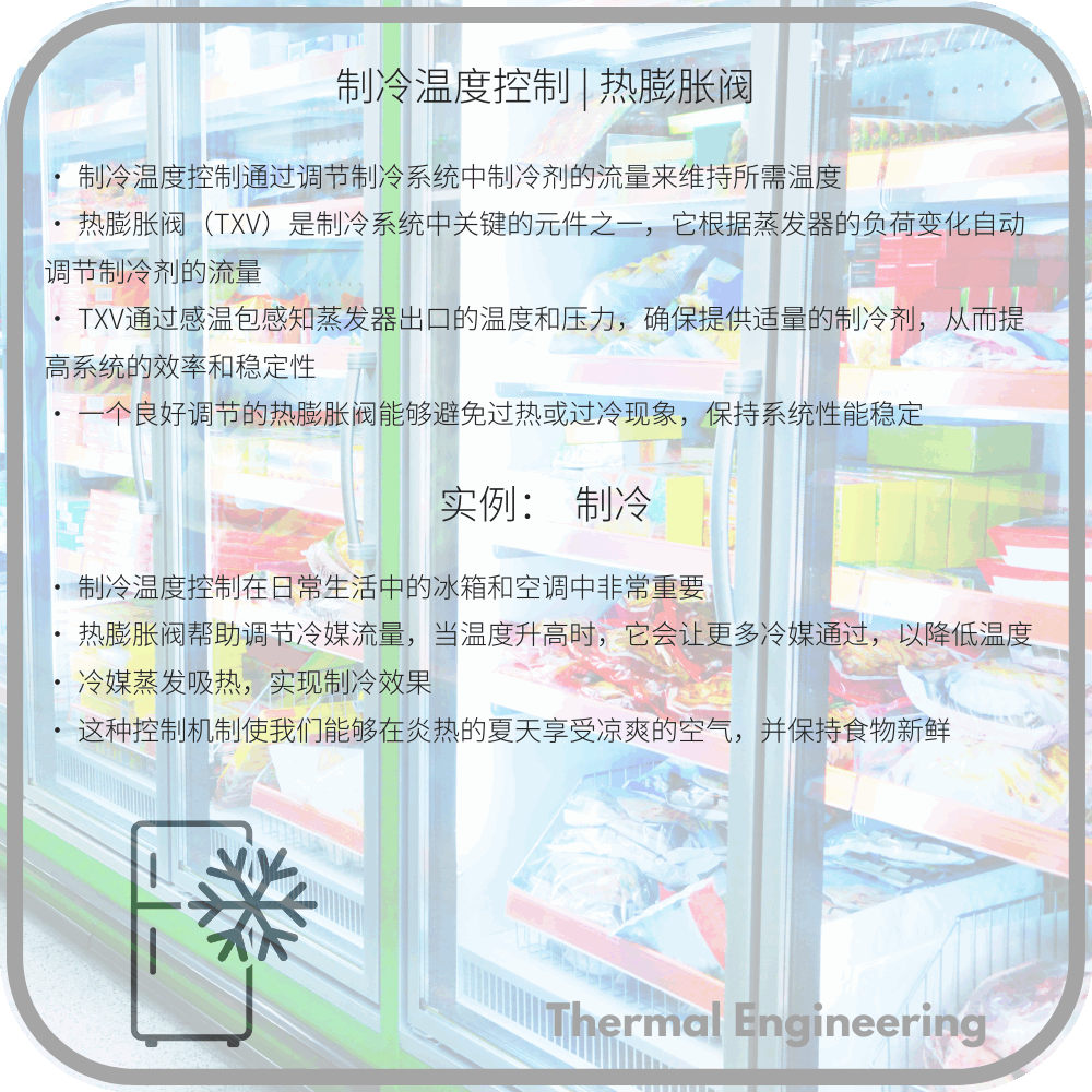 制冷温度控制 | 热膨胀阀