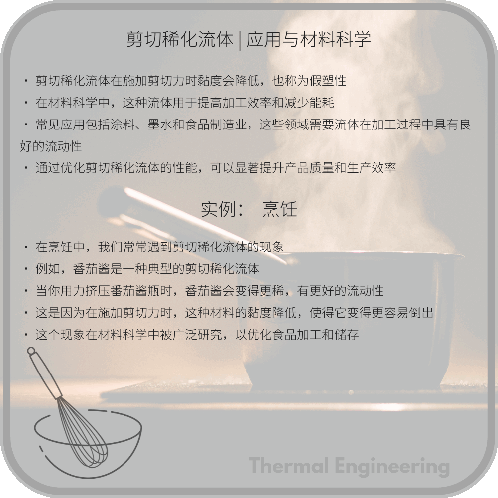 剪切稀化流体 | 应用与材料科学