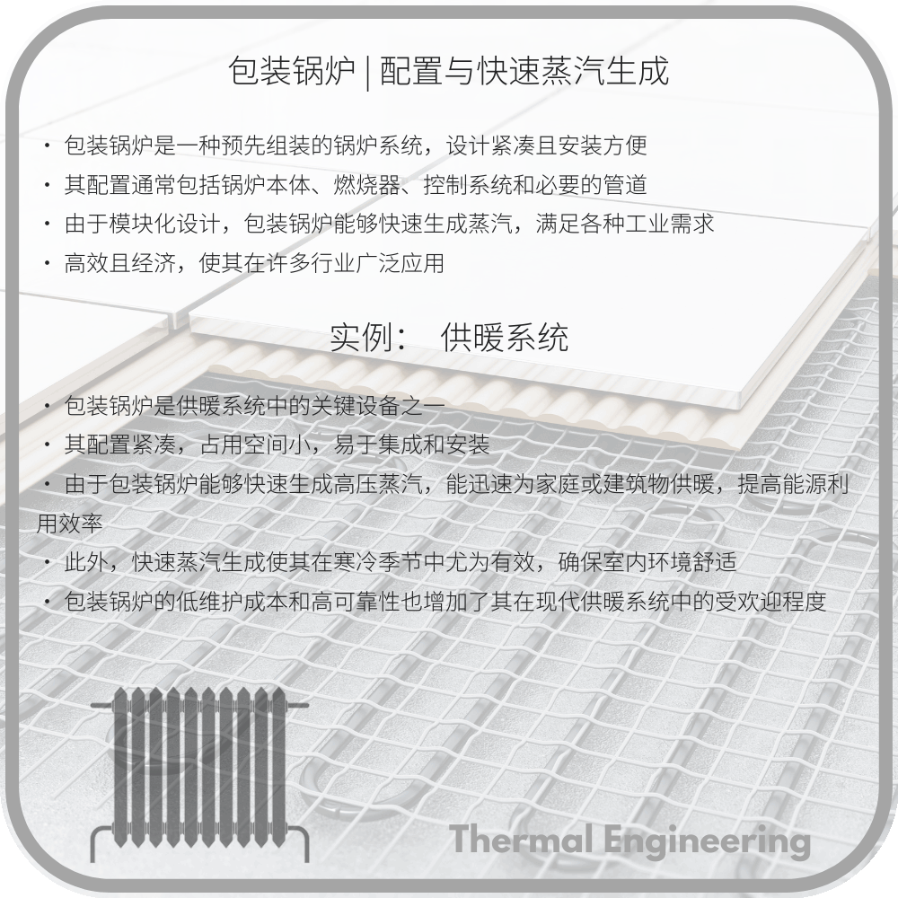 包装锅炉 | 配置与快速蒸汽生成